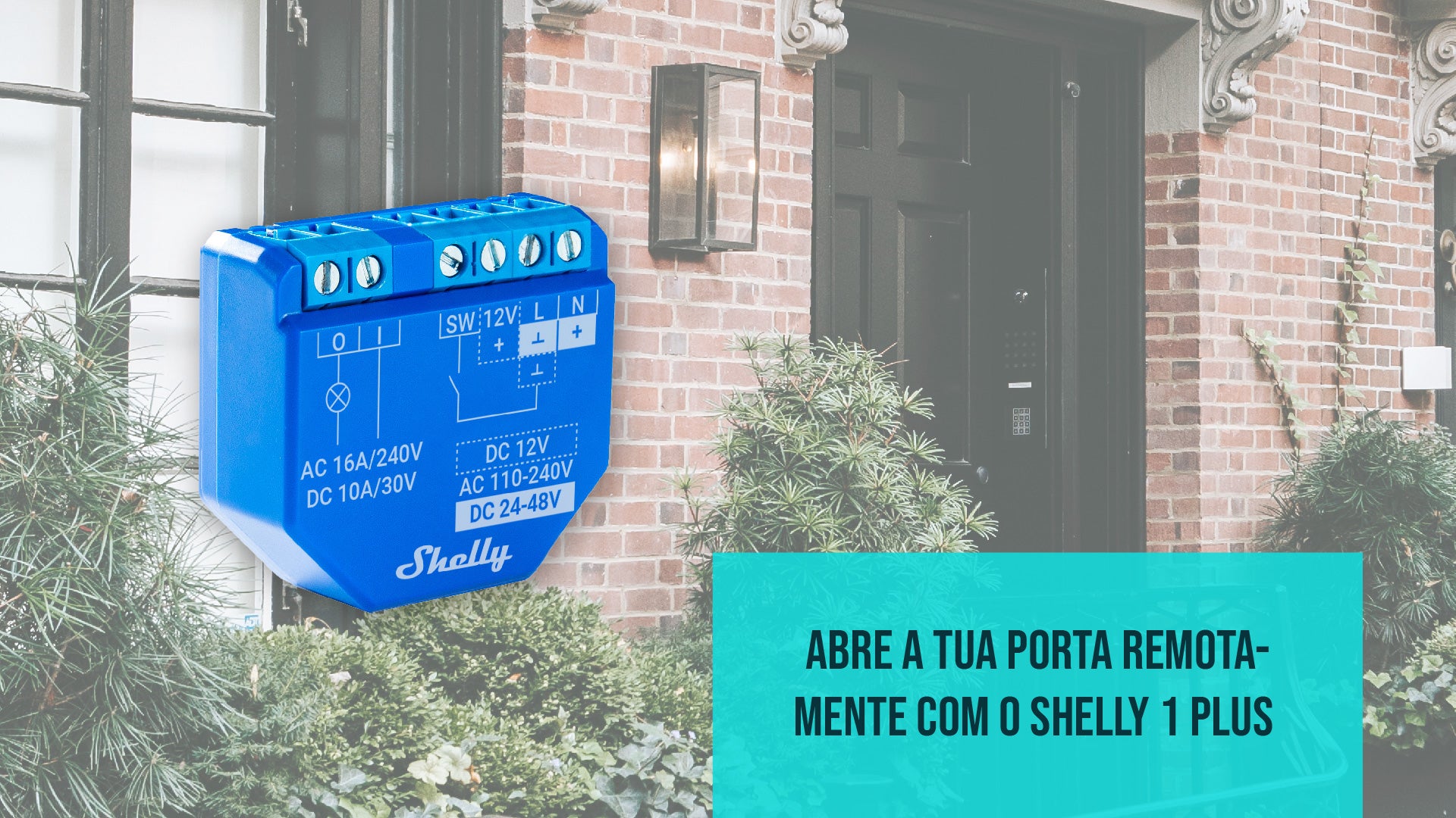 Como Automatizar a tua Porta de Entrada do prédio ou Portão de Garagem com Shelly 1 Plus