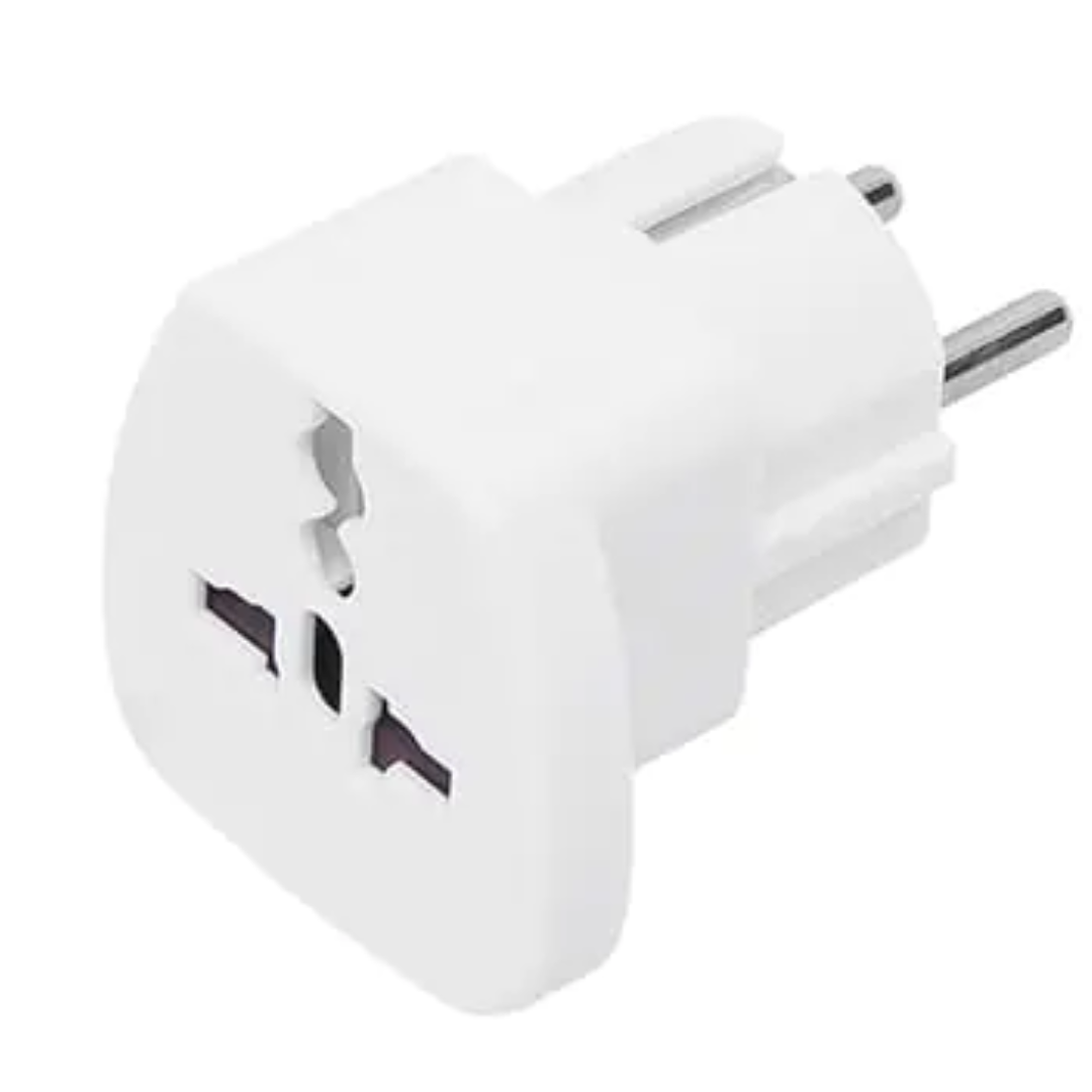 Adaptador de viagem universal macho.