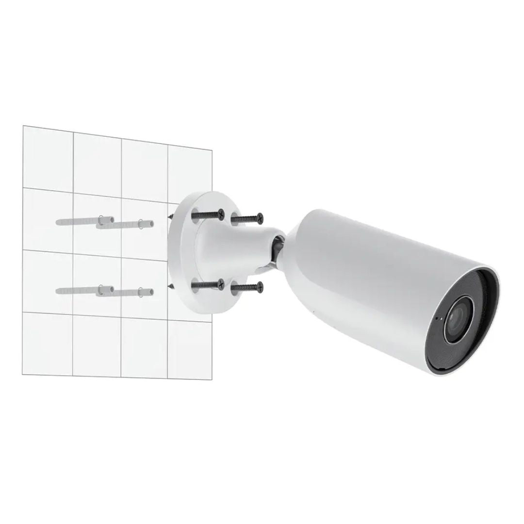 Câmara IP PoE Bullet 5MP Ajax com IR 35m, Inteligência Artificial ,para exterior, com captura de imagem e sistema automático de detecção de intrusão e roubo SADIR.