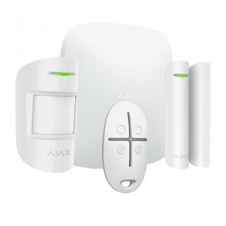 Ajax Hub-Kit: Professionelle drahtlose Alarmanlage (Grad 2) mit Ethernet/GPRS, AES, einfacher Installation und Fernsteuerung per App (SADIR)