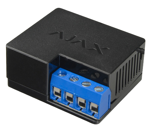 O Ajax WallSwitch é um relé compacto e potente, concebido para integrar-se diretamente em sistemas elétricos de 110 V / 230 V. Permite ligar e desligar circuitos remotamente através da aplicação Ajax, oferecendo uma solução prática e segura para automação de dispositivos de elevada potência.
