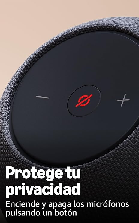 El Echo Dot Max es la nueva generación de altavoces inteligentes de Amazon, diseñado para ofrecer un sonido rico, envolvente y ajustado automáticamente a su espacio. Cuenta con un hub de hogar inteligente integrado y tecnología Omnisense para una experiencia ambiental superior. Todo esto impulsado por el chip AZ3, que garantiza un rendimiento ágil y fluido.