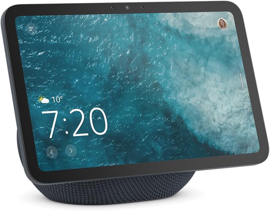 O Amazon Echo Show 8 (última geração) oferece uma experiência ainda mais potente e imersiva, graças ao seu novo ecrã HD de 8,7", agora com 15% mais área útil do que o modelo de 2023.