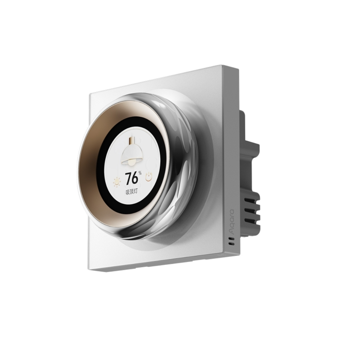 O Touchscreen Dial V1 EU da Aqara combina um dial rotativo ecrã táctil de 1,32″, oferecendo controlo preciso e intuitivo dos seus dispositivos inteligentes.