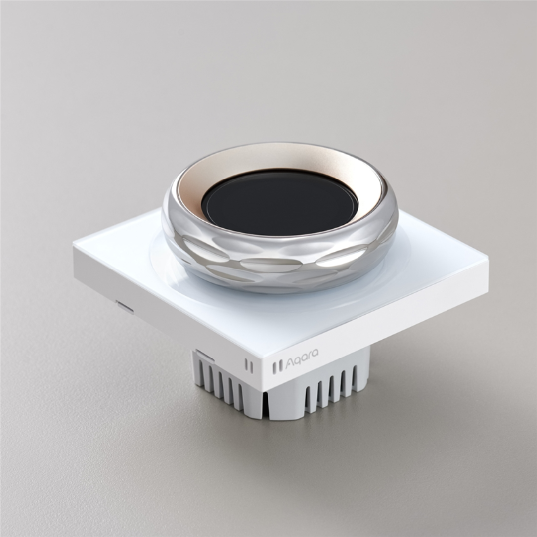 O Touchscreen Dial V1 EU da Aqara combina um dial rotativo ecrã táctil de 1,32″, oferecendo controlo preciso e intuitivo dos seus dispositivos inteligentes.