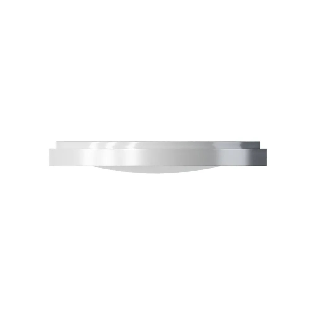 Luminária de teto discreta e moderna com LEDs ajustáveis (2 700–6 500 K), 3 450 lm e anel RGBIC, ideal para ambientes residenciais e automatizados.
