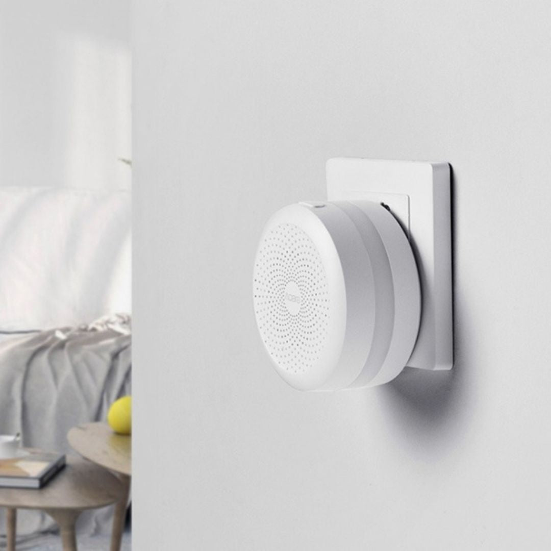 O Aqara Hub M1S Gen 2 é um hub inteligente versátil que une dispositivos Zigbee e Wi-Fi, oferecendo controle conveniente e segurança aprimorada para sua casa.