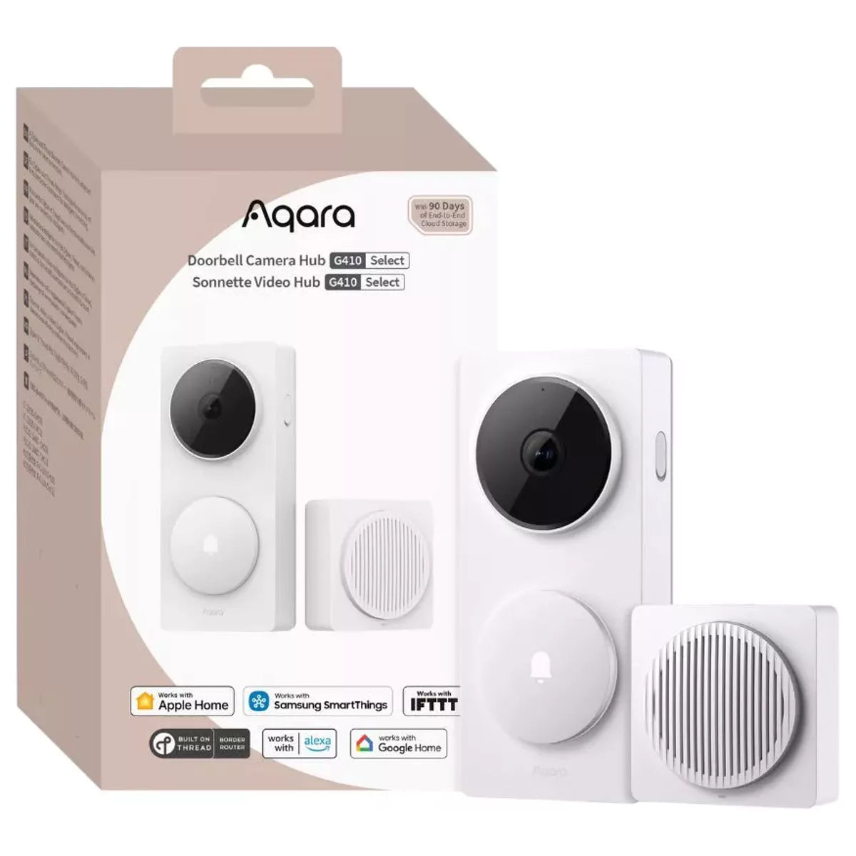 O Aqara Doorbell Camera Hub G410 Select é um videoporteiro inteligente avançado que combina vigilância de alta definição 2K com funcionalidades completas de hub para casa inteligente. Permite ver, ouvir e falar com quem está à porta em tempo real, esteja onde estiver, reforçando a segurança e o controlo de acessos à sua habitação.