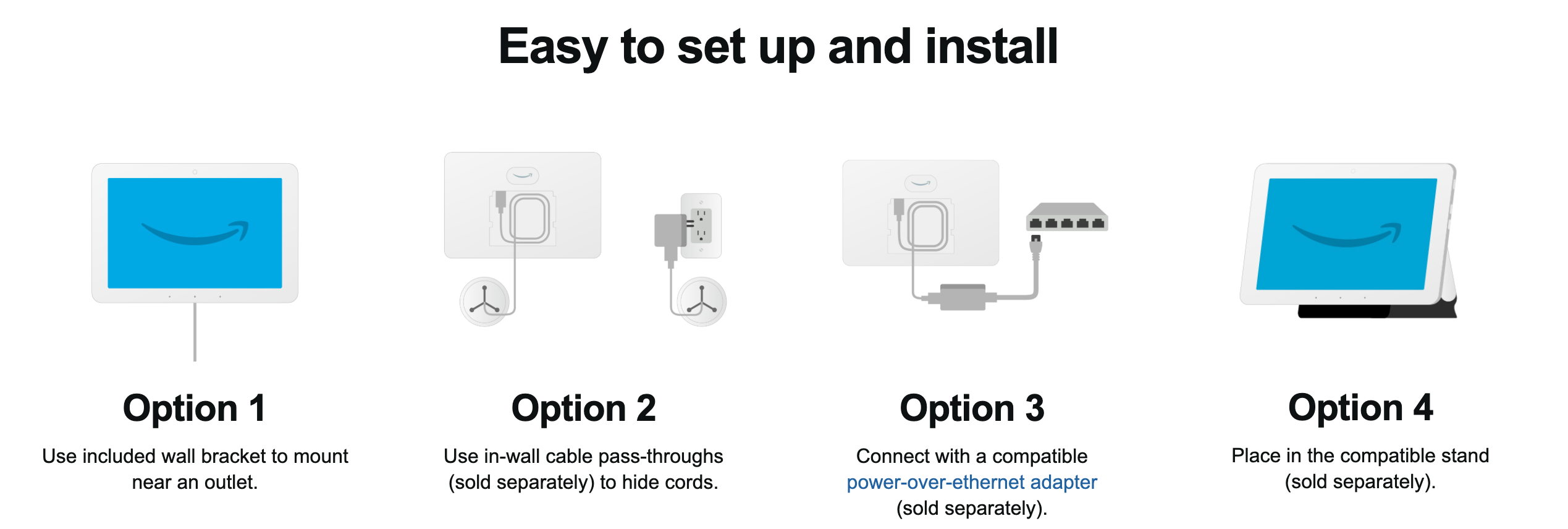 Amazon Alexa Echo White Hub