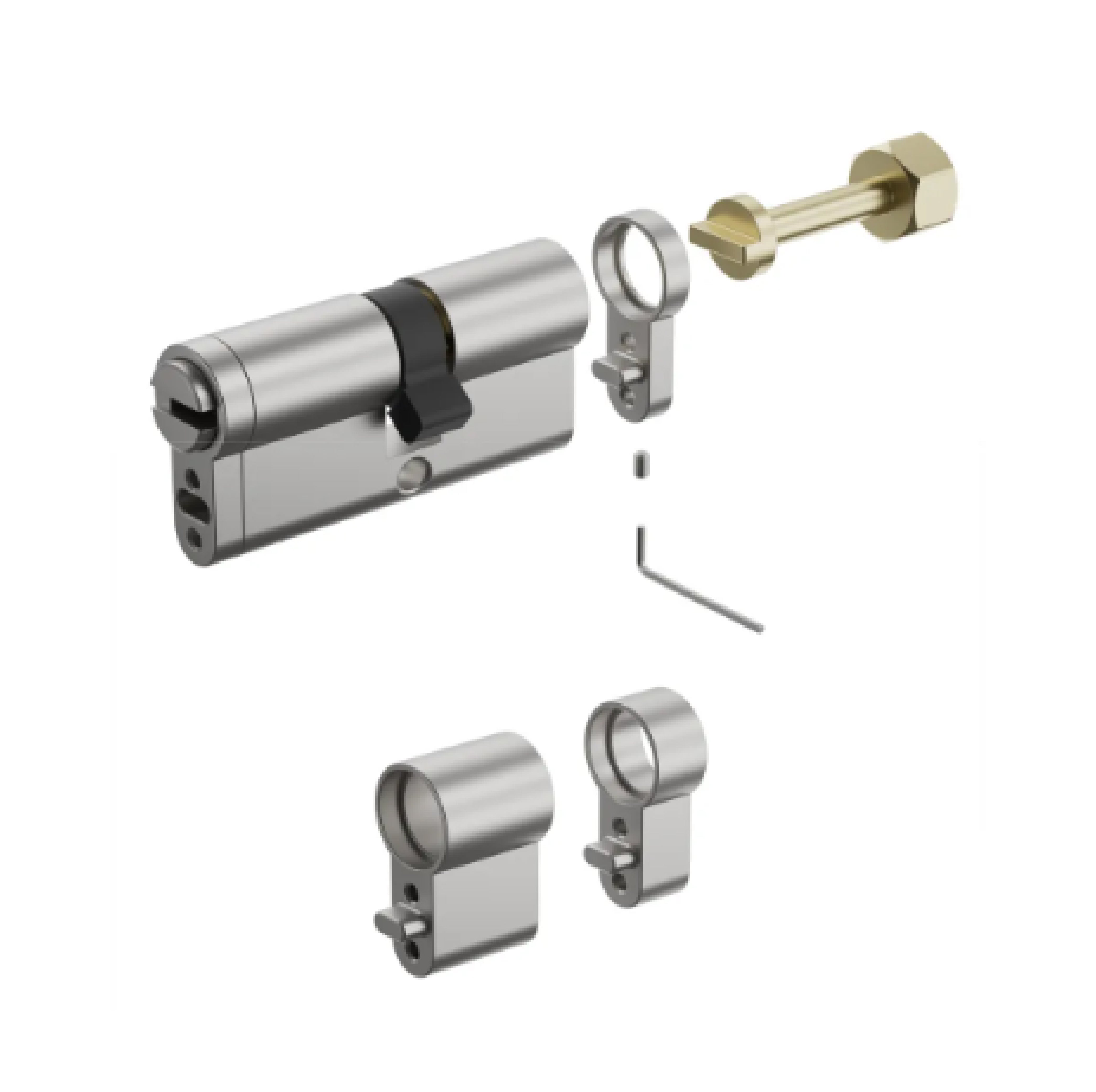 O Cilindro Ajustável Aqara foi criado especialmente para ser utilizado com a fechadura inteligente Aqara U200, garantindo uma experiência ainda mais prática quando usados em conjunto.