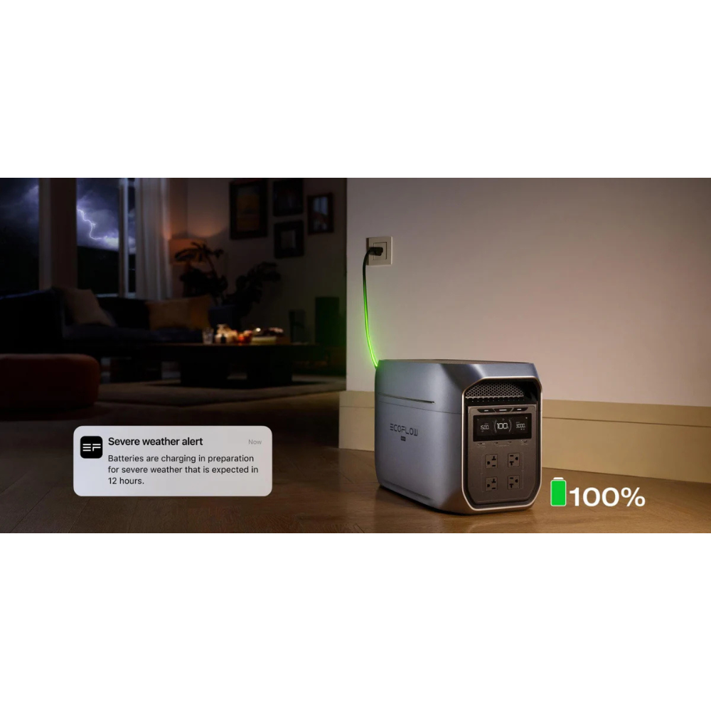 A EcoFlow DELTA 3 Max Plus é uma estação de energia portátil de alto desempenho, ideal para alimentar dispositivos exigentes em casa, no trabalho ou durante atividades ao ar livre.