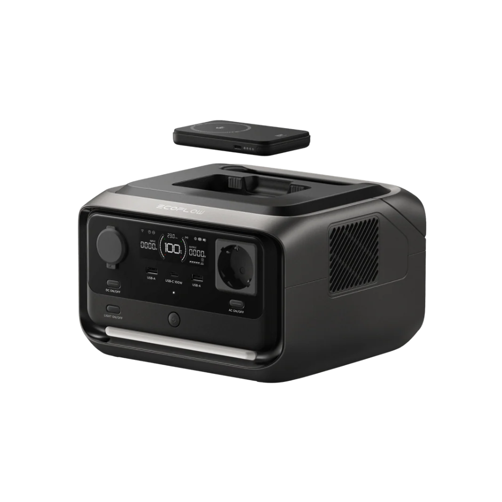 O RIVER 3 Plus (Wireless) é uma solução de energia portátil versátil, concebida para quem procura fiabilidade tanto em casa como em qualquer lugar. Com um design modular, carregamento rápido e autonomia expansível, este equipamento adapta-se facilmente a diferentes necessidades — desde teletrabalho e gaming até deslocações, campismo ou atividades ao ar livre.