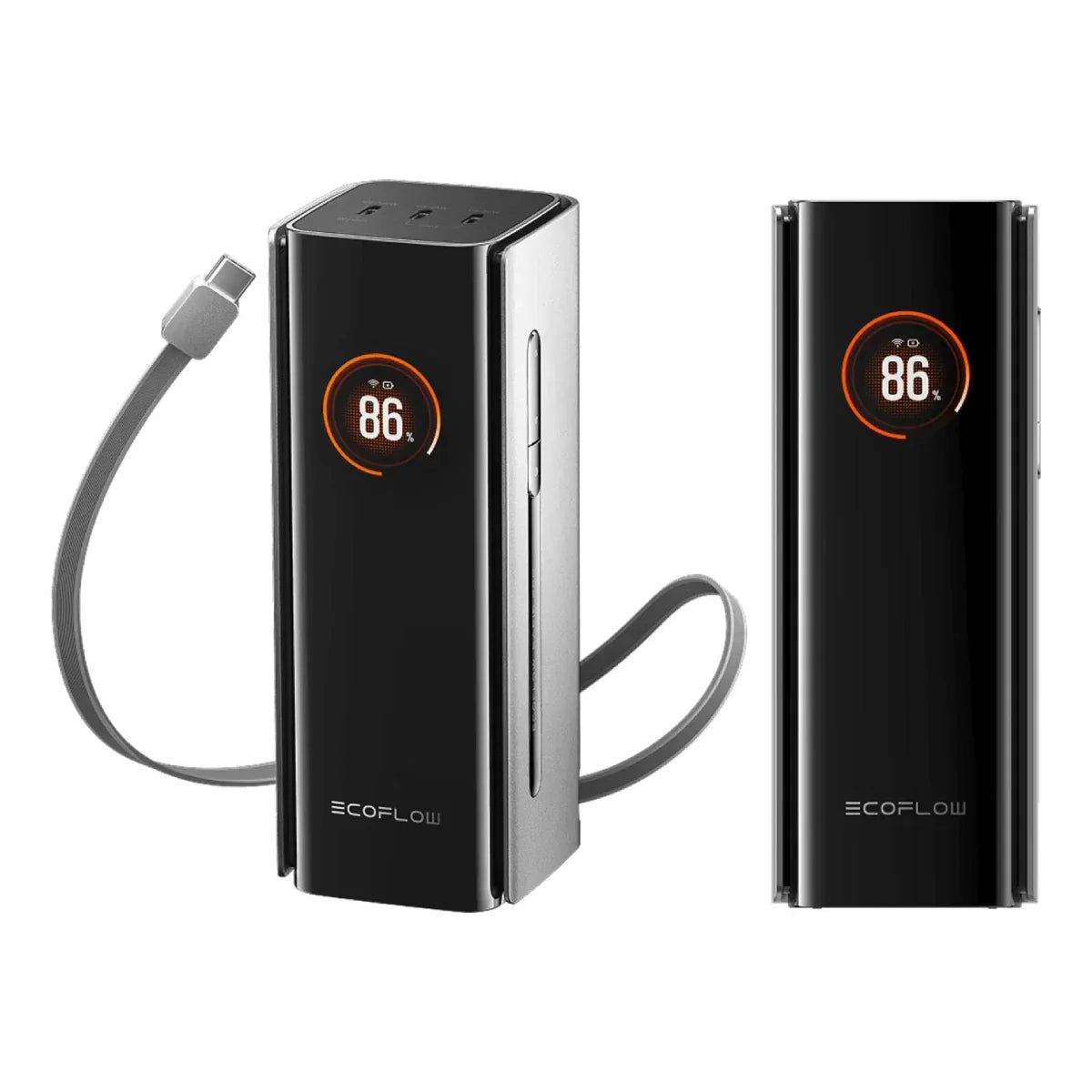 A EcoFlow Rapid Pro 20000mAh é uma powerbank de elevado desempenho que alia grande capacidade energética a um design compacto e robusto, ideal para viagens, trabalho e utilização diária. Com 20.000 mAh (72 Wh), oferece autonomia suficiente para carregar vários dispositivos, mantendo-se dentro dos limites permitidos para transporte aéreo.