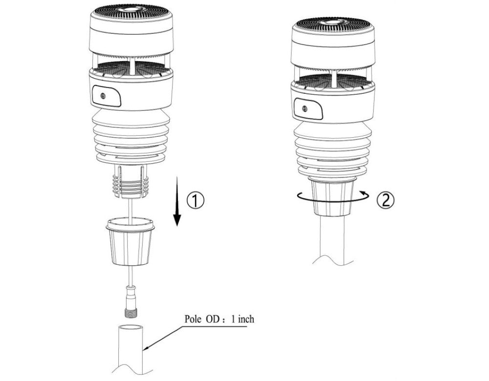 La Ecowitt WS90 Powered by Shelly es una estación meteorológica inteligente 7-en-1, compacta y robusta, diseñada para el monitoreo meteorológico avanzado y continuo en entornos residenciales y profesionales.