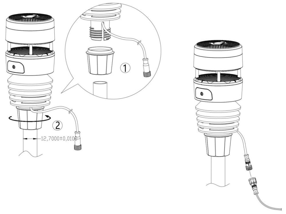 La Ecowitt WS90 Powered by Shelly es una estación meteorológica inteligente 7-en-1, compacta y robusta, diseñada para el monitoreo meteorológico avanzado y continuo en entornos residenciales y profesionales.