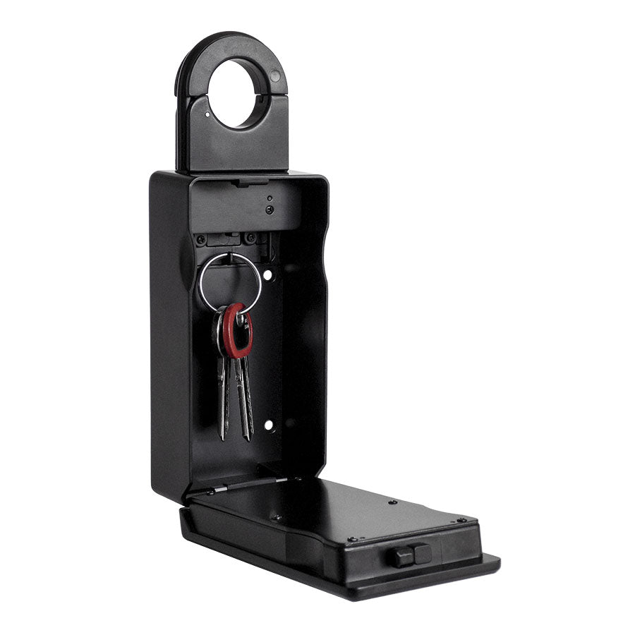 Omnitec KeySafe Keychain Lock inteligente a través de PIN o código Bluetooth
