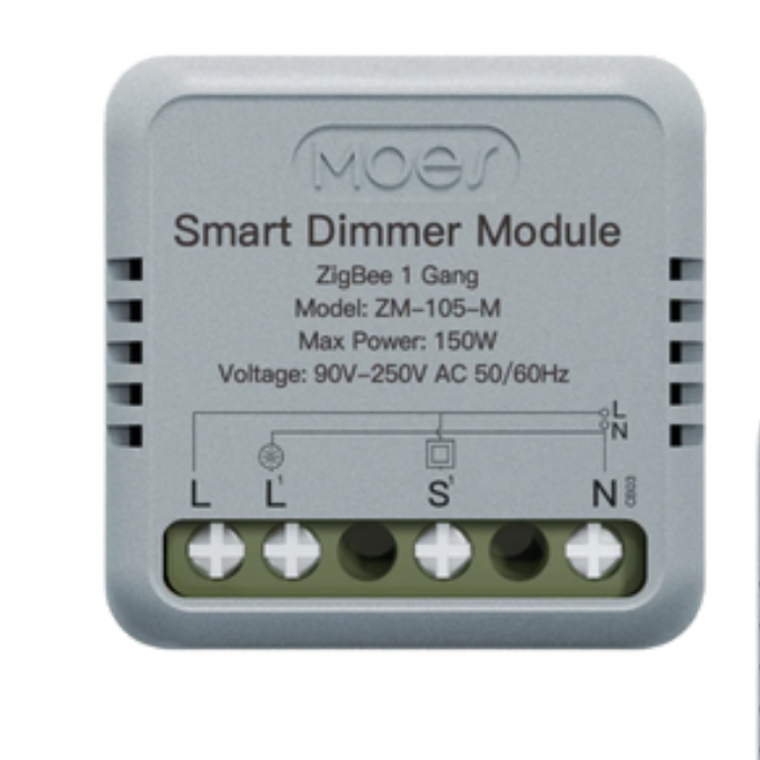 Moes ZM-105-M Módulo Dimmer 1 Canal Zigbee