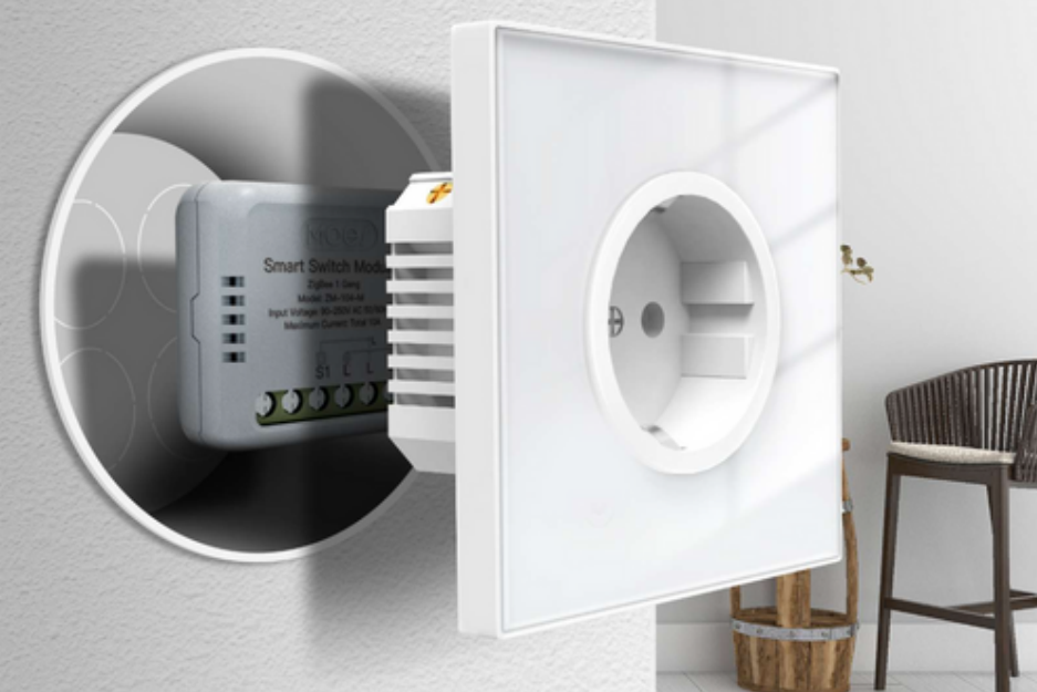 Instalação módulo dimmer Moes na caixa da parede
