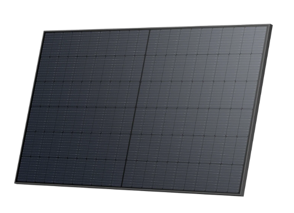 O Painel Solar Rígido EcoFlow 520W (2 un.) oferece alta eficiência bifacial, proteção IP68 e fácil instalação, ideal para varandas, telhados e uso externo em diversas condições.