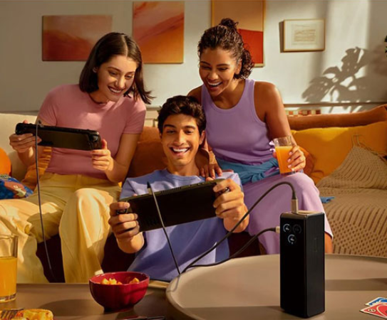 O EcoFlow Rapid 25000mAh é um powerbank de alta performance desenvolvido para quem precisa de energia rápida, potente e fiável em qualquer lugar. Com uma potência total de até 170 W, é capaz de carregar simultaneamente portáteis, smartphones, tablets e outros dispositivos, sendo ideal tanto para uso profissional como para viagens.