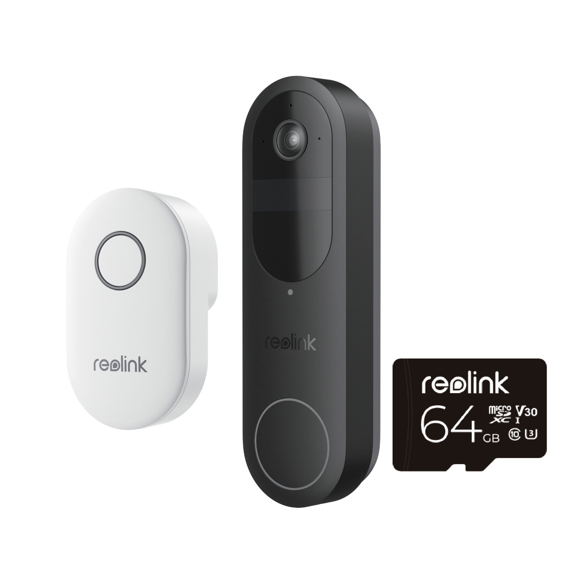 Video Portero Inteligente Reolink D340B con WiFi + Tarjeta SD de 64GB