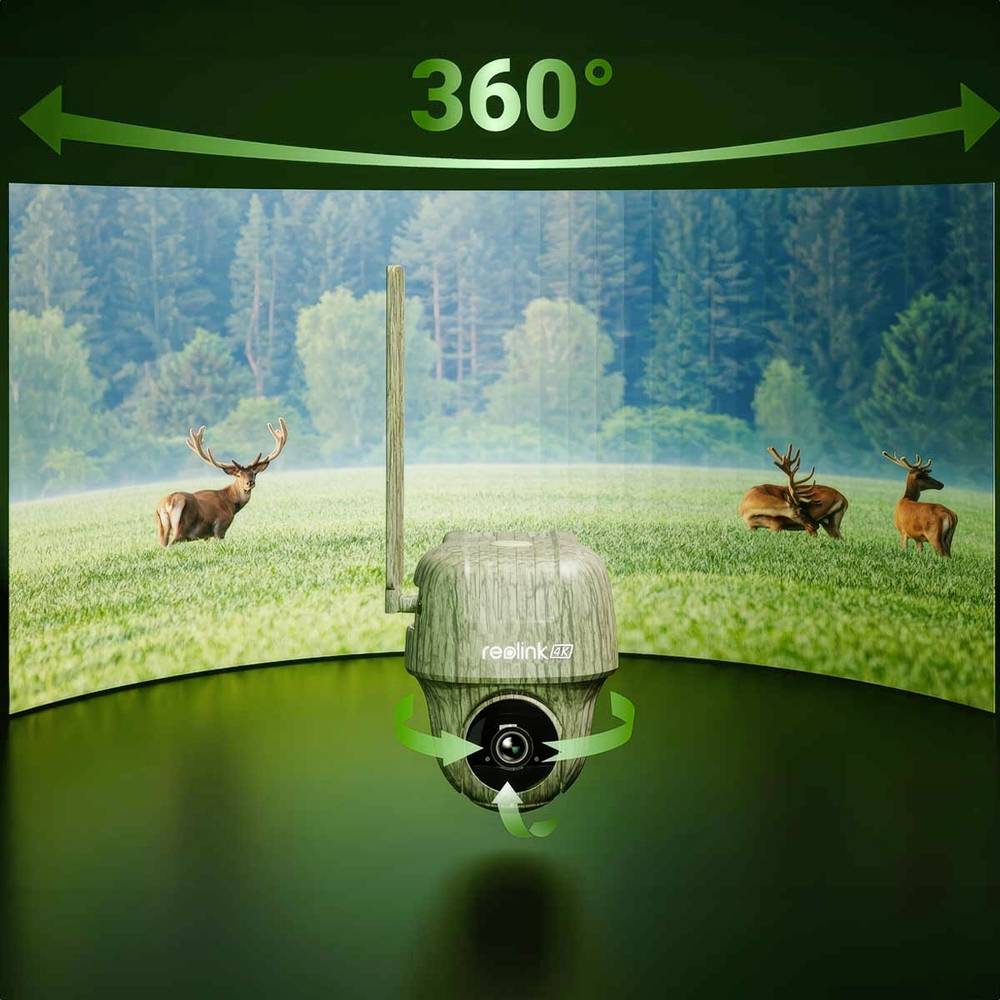 A G450 é uma câmara de segurança da reolink que captura imagens e vídeos em resolução ultra-HD 4K (8 MP), o que permite observação detalhada e de alta qualidade