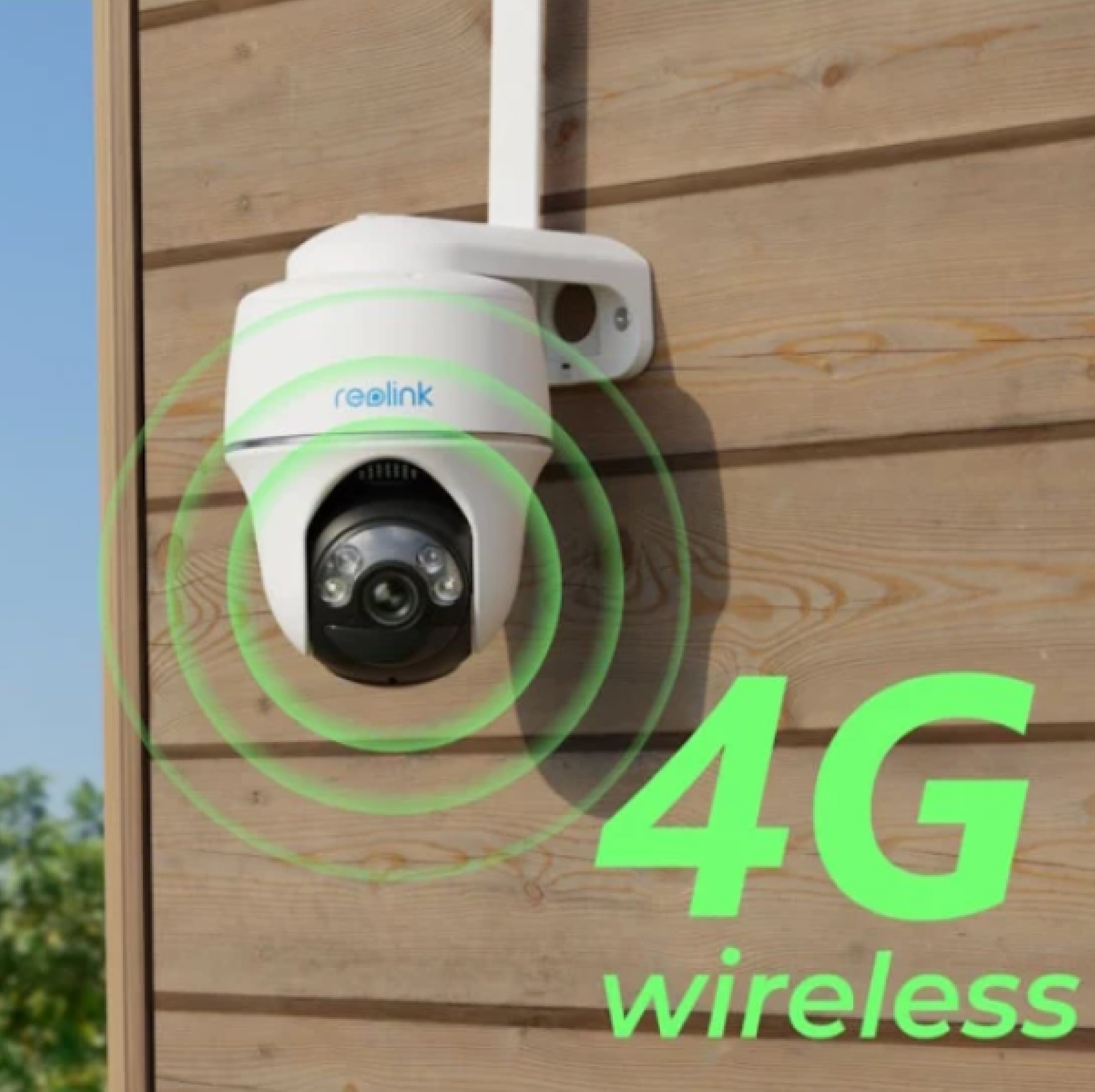 A Reolink Go Series G430 é uma câmara IP sem fios, com resolução de 4 megapixels, equipada com visão noturna, deteção de movimento inteligente e comunicação por áudio bidirecional. Funciona através de uma bateria recarregável e liga-se a redes móveis 4G/LTE, sendo perfeita para vigilância constante, tanto no interior como no exterior.