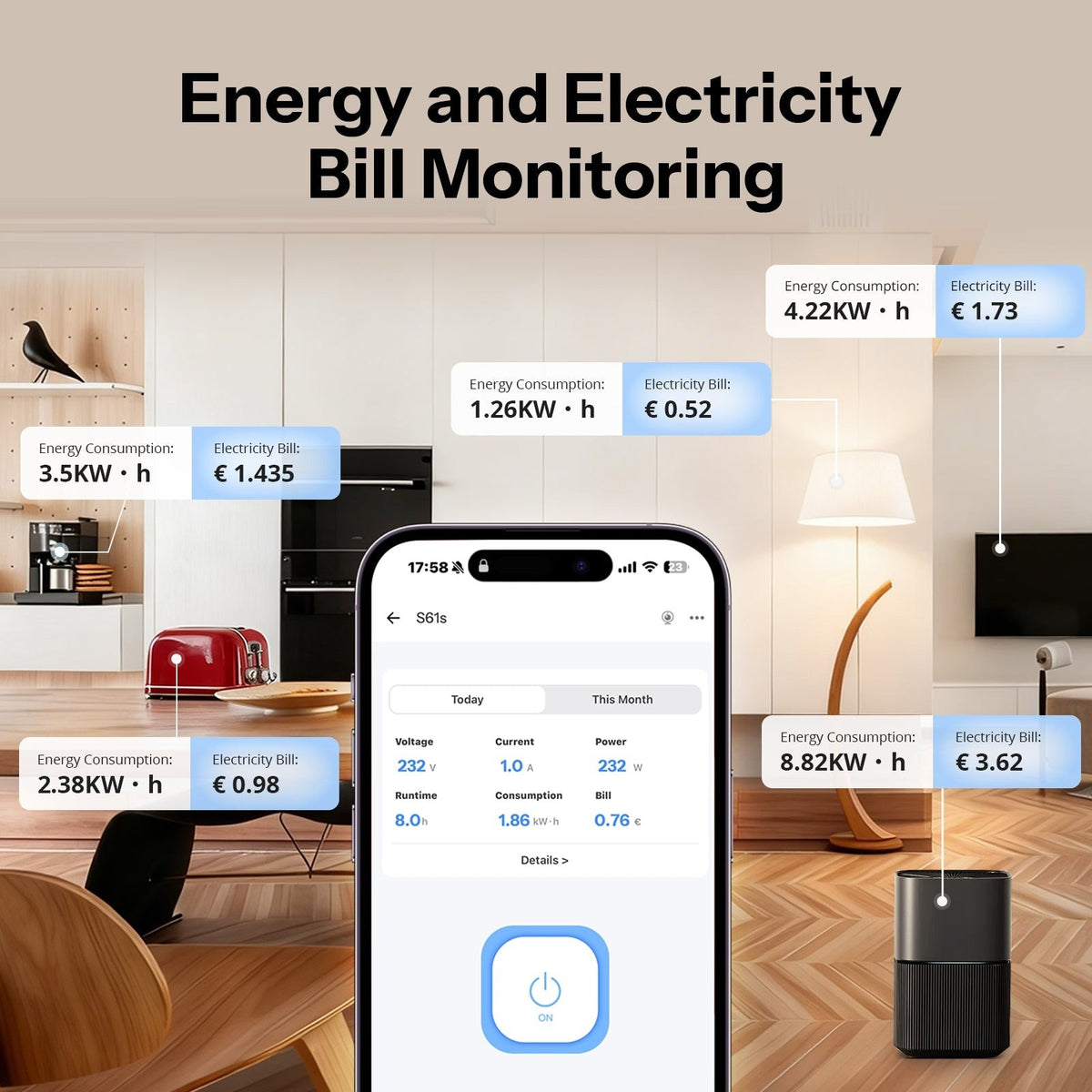 Sonoff iPlug Gen2 S61s - Tomada Inteligente WiFi Matter