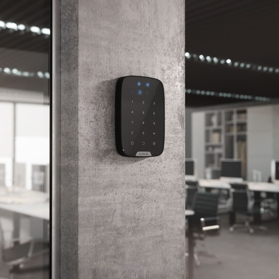 Ajax Teclado independente bidirecional para alarme Preto - Ajax KeyPad Plus