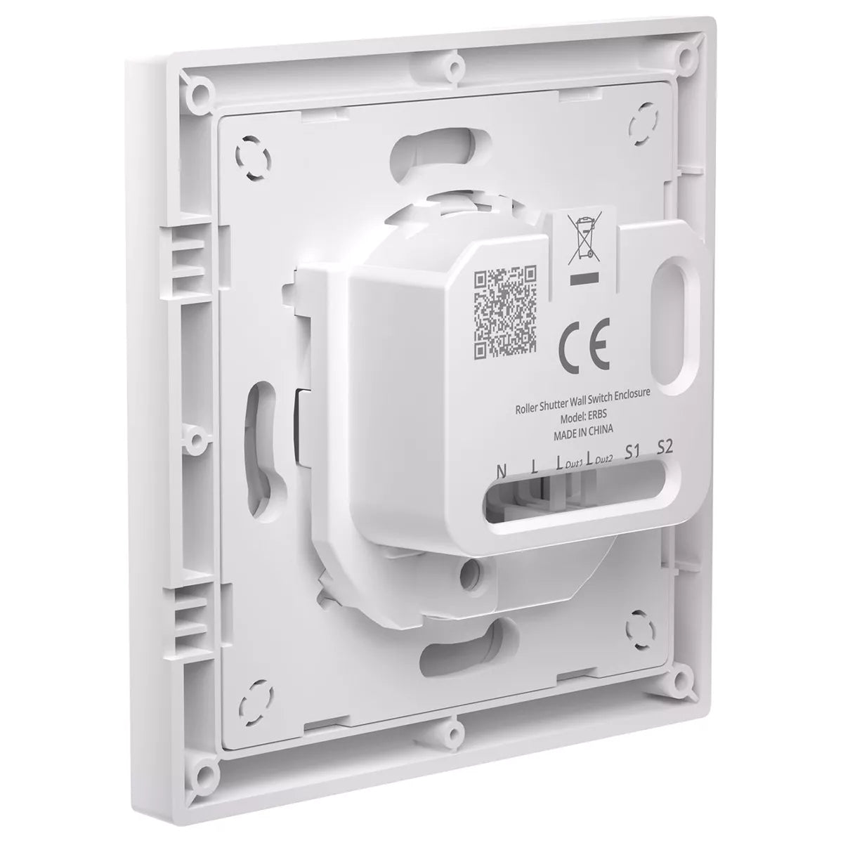 O SONOFF ERBS é um interruptor de parede elegante e robusto da série Fusion, desenvolvido especialmente para utilização com os módulos inteligentes SONOFF MINI-RBS e MINI-ZBRBS. Fabricado em policarbonato (PC) de alta qualidade, oferece resistência ao fogo, durabilidade e um design ultrafino, ideal para instalações modernas e discretas.