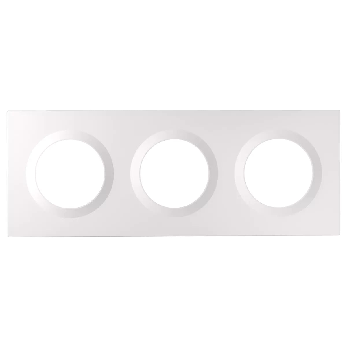 A SONOFF Orb-3Gang EF3G é uma moldura tripla de parede da Série Fusion, projetada para integrar três interruptores SONOFF lado a lado com um acabamento limpo, alinhado e esteticamente uniforme.