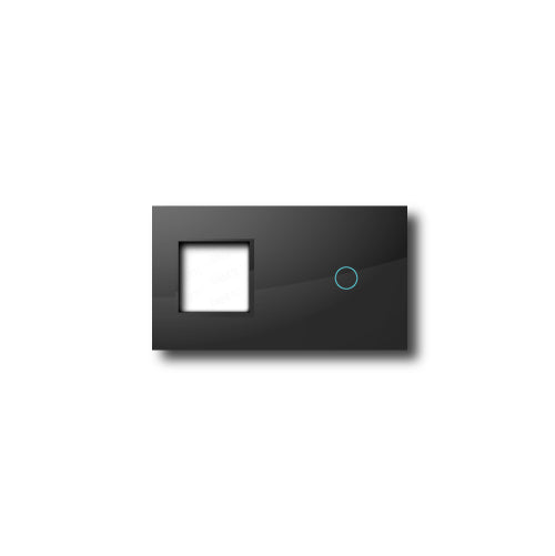Smartify vPRO Espelho Duplo (Moldura + 1 botão) Preto - SYPE20001PR