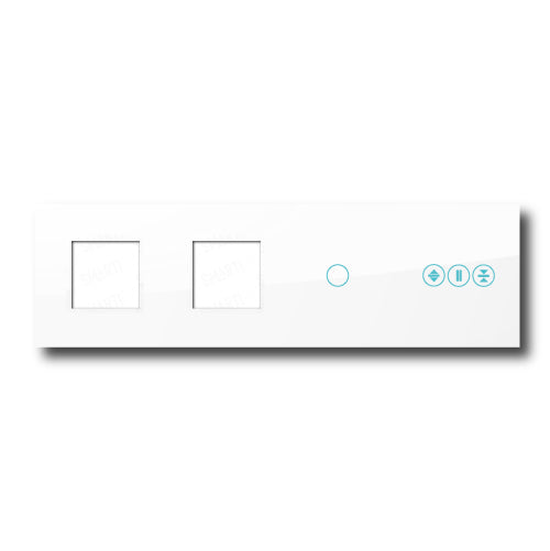 Smartify vPRO Espelho Quadruplo (Moldura + Moldura + 1 botão + Estores) Branco - SYPE4000001ESBR