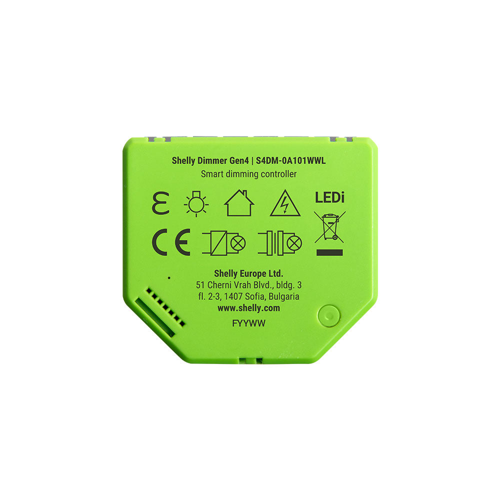 Shelly Dimmer Gen4 - 200W WiFi Zigbee Matter Dimmer Module