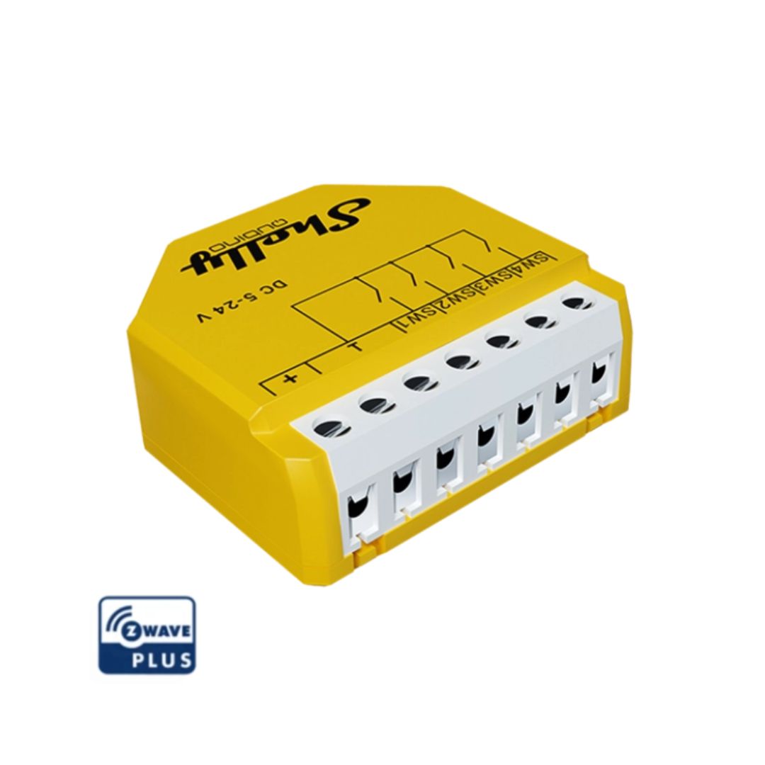 Controla os teus cenários de automação Z-Wave™ com este módulo de 4 entradas, ativando dispositivos e ações com um simples toque num botão.