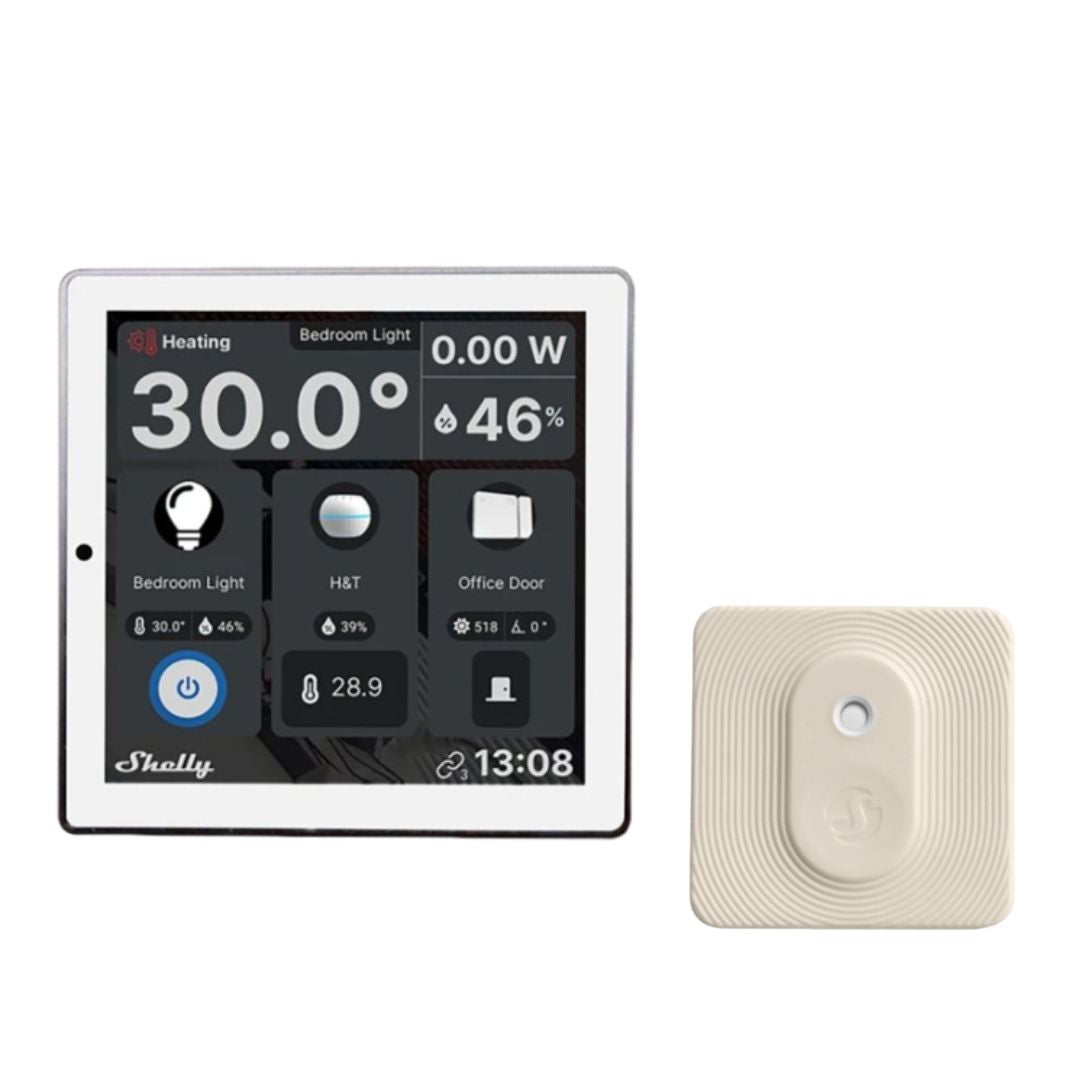 Shelly Blu H&T Smart Temperature Sensor - Bluetooth Monitoring With App Alerts & Water Resistance