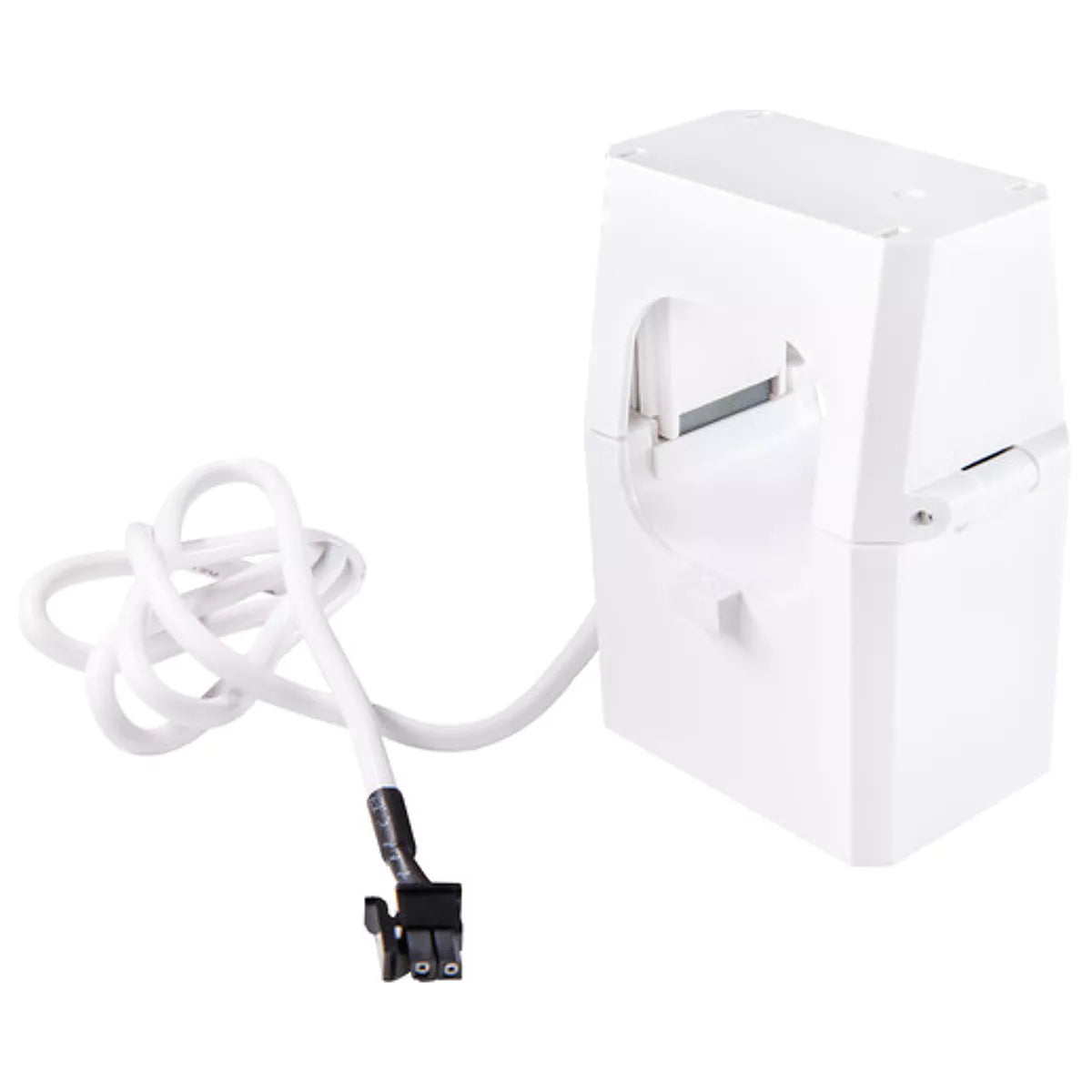 O Shelly CT 400A é um transformador de corrente de núcleo dividido, projetado para medições precisas de corrente alternada até 400 A, ideal para monitorização energética em sistemas monofásicos ou trifásicos. Compatível com o Shelly Pro 3EM-400, permite instalação rápida sem interromper o circuito, graças ao seu mecanismo de fecho snap-on, que dispensa o uso de ferramentas.