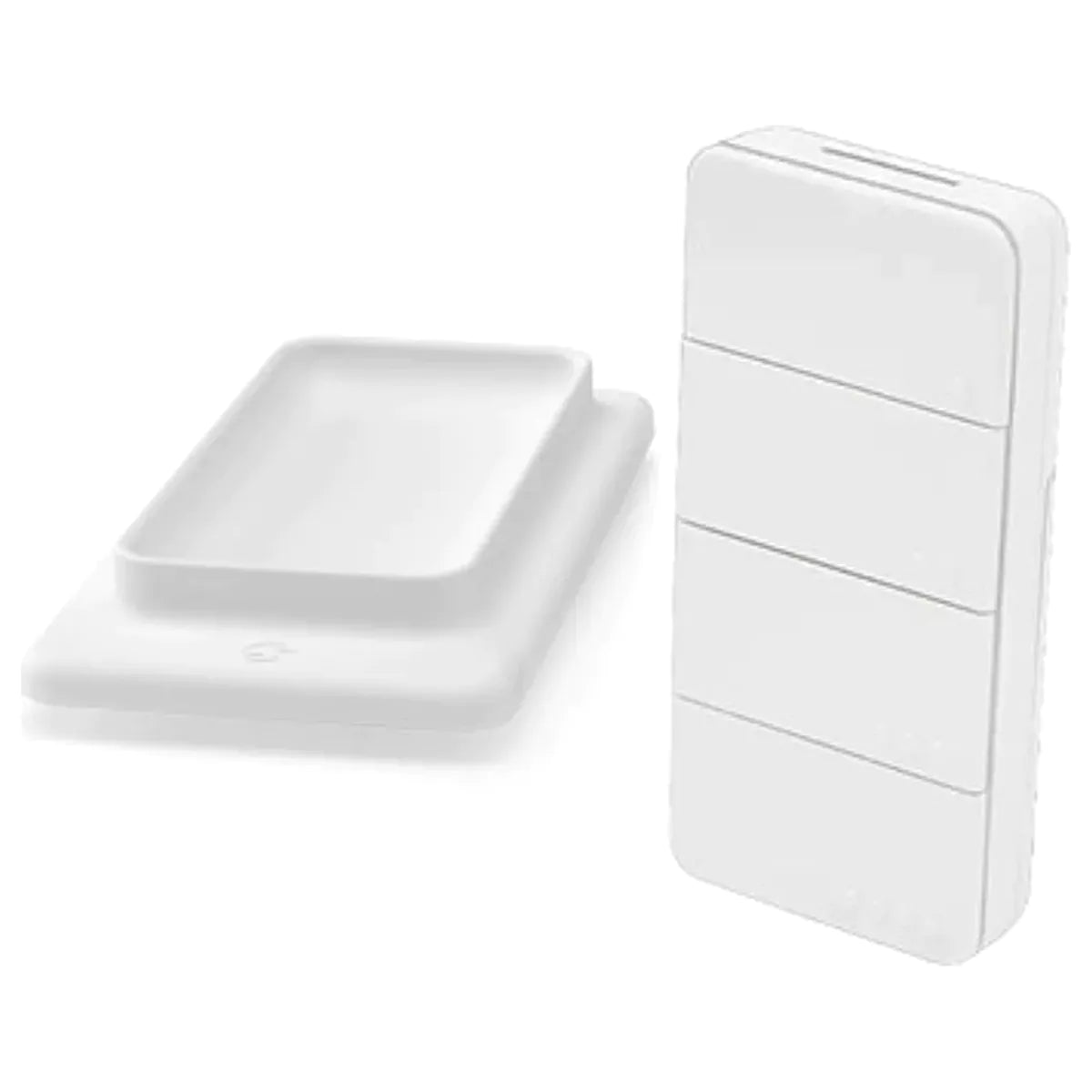 El Shelly BLU RC Button 4 ZB es un mando a distancia inteligente y inalámbrico, equipado con cuatro botones programables, diseñado para activar escenas, automatizaciones y dispositivos de forma rápida e intuitiva.