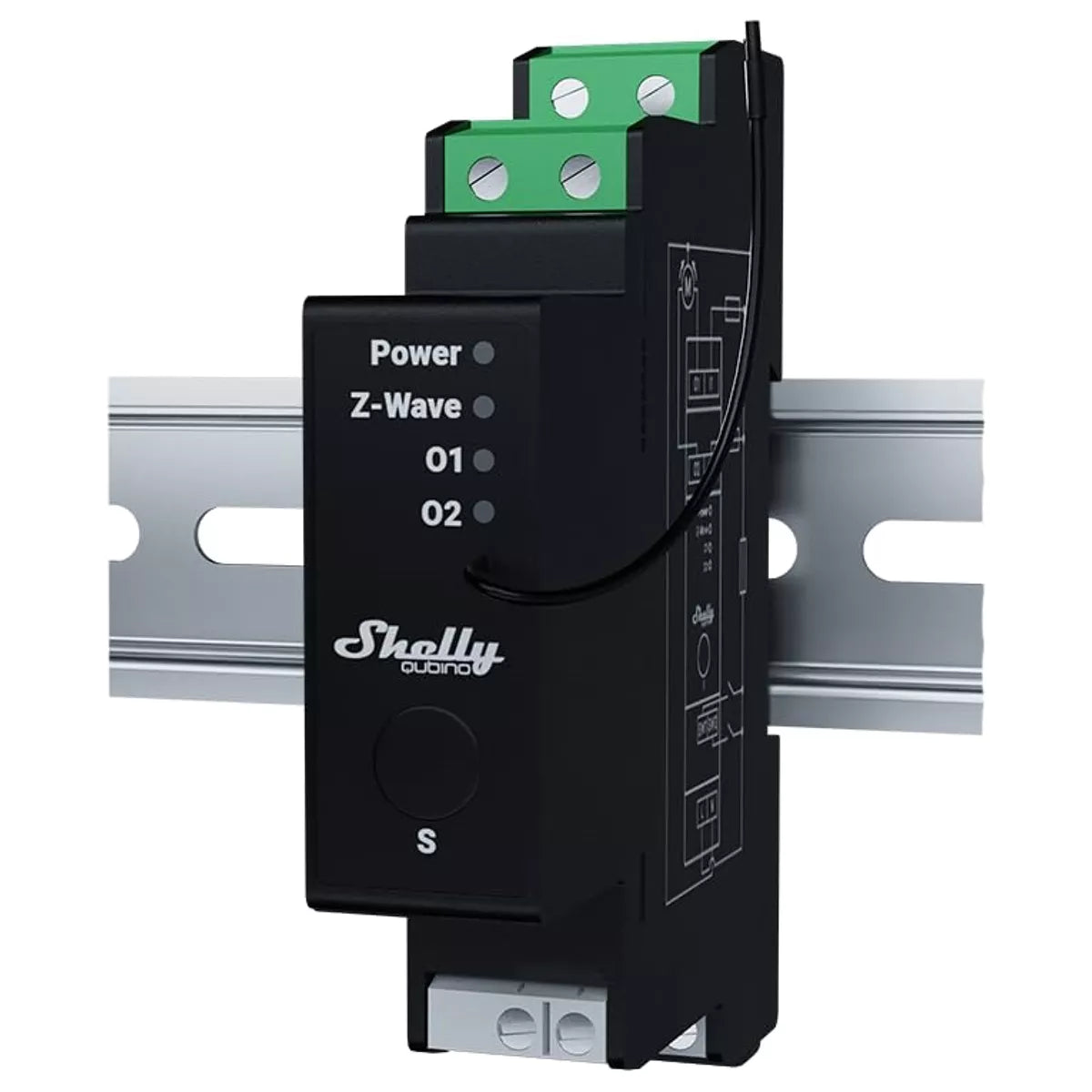 O Shelly Qubino Wave PRO Shutter é um módulo compacto e de alto desempenho, desenvolvido para automatizar estores, cortinas, telas e toldos equipados com motores AC bidirecionais. Projetado para instalação em calha DIN, oferece controlo preciso de posição, ângulo das lâminas (estores venezianos) e funcionamento totalmente integrado com redes Z-Wave™.