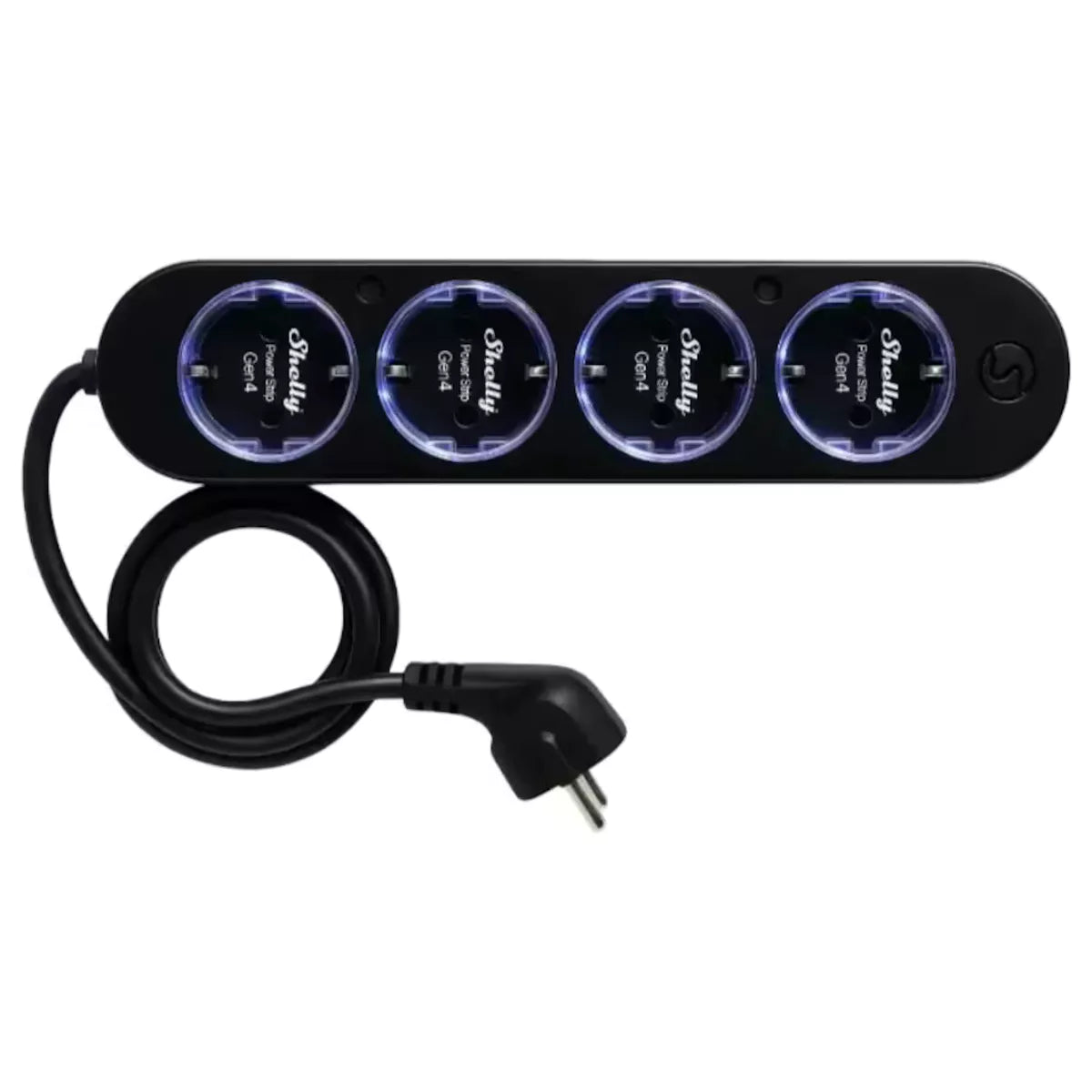 A Shelly Power Strip 4 Gen4 é uma régua de tomadas inteligentes de última geração, compacta, potente e extremamente versátil, ideal para controlar e monitorizar vários dispositivos elétricos de forma individual. Com suporte para Wi-Fi, Bluetooth, Zigbee e Matter, integra-se facilmente com os principais ecossistemas de automação doméstica, como Apple HomeKit, Alexa, Google Home e SmartThings.