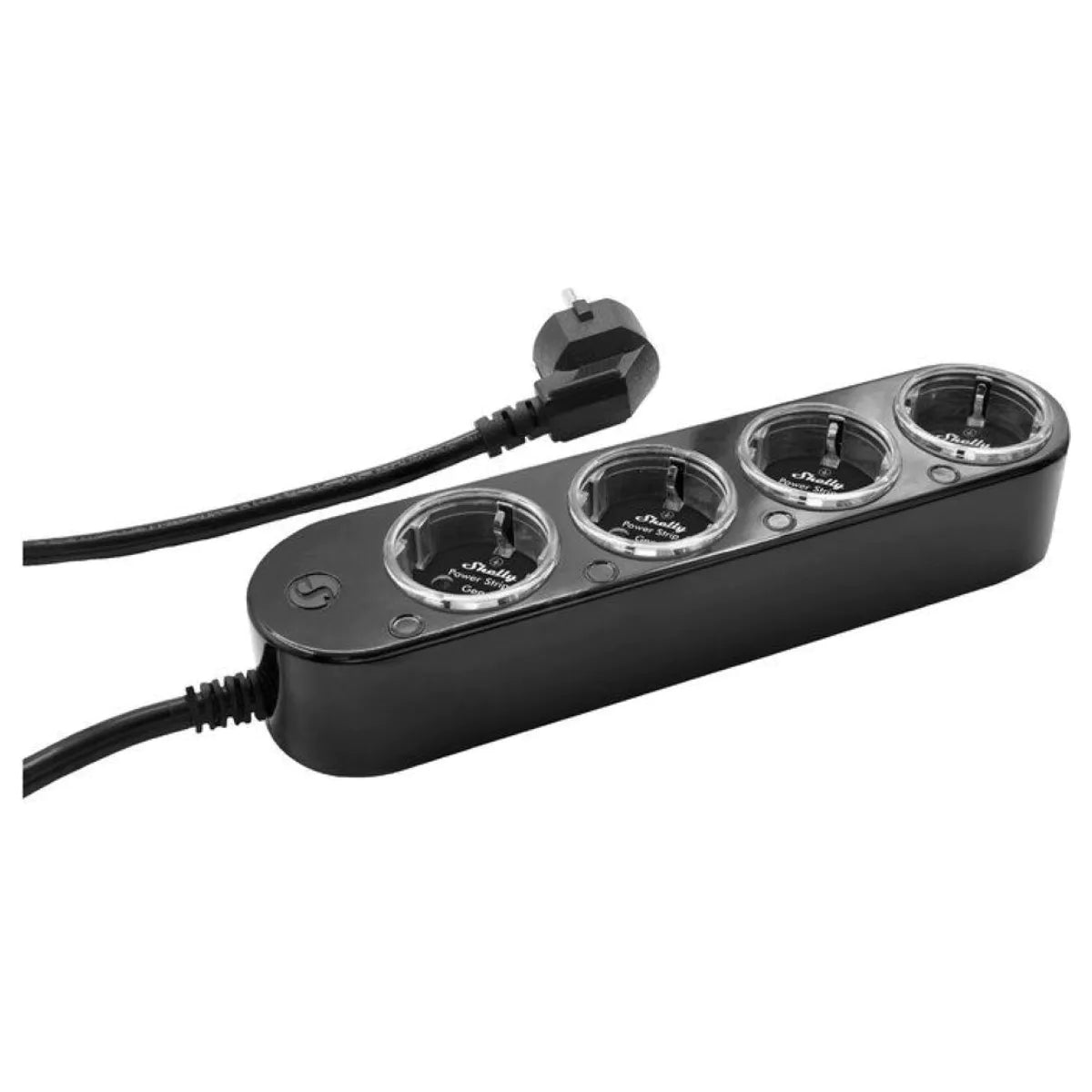 A Shelly Power Strip 4 Gen4 é uma régua de tomadas inteligentes de última geração, compacta, potente e extremamente versátil, ideal para controlar e monitorizar vários dispositivos elétricos de forma individual. Com suporte para Wi-Fi, Bluetooth, Zigbee e Matter, integra-se facilmente com os principais ecossistemas de automação doméstica, como Apple HomeKit, Alexa, Google Home e SmartThings.