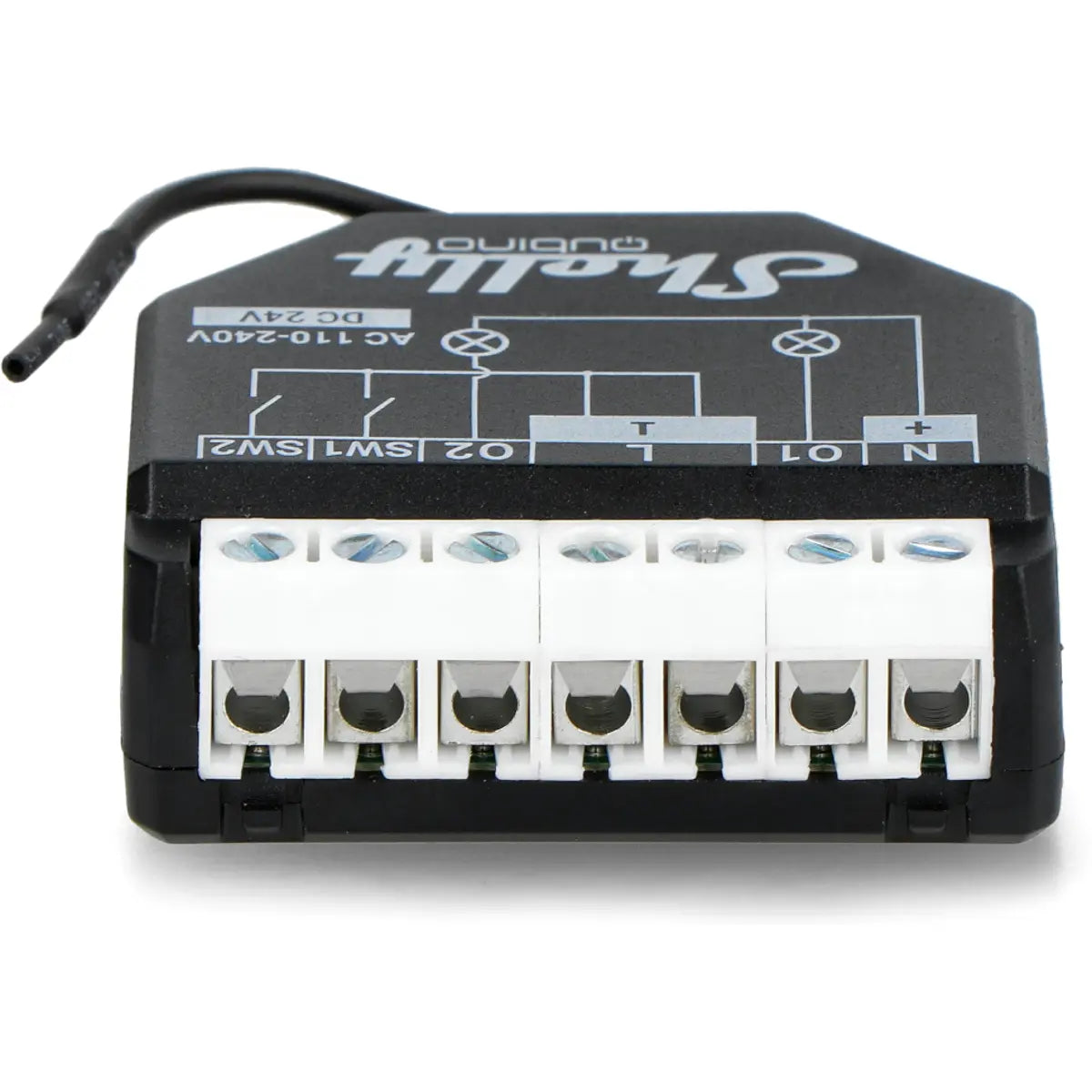 O Shelly Wave 2PM de 2 canais com medição de energia é uma solução compacta e versátil para controlo inteligente de iluminação ou outros circuitos elétricos.