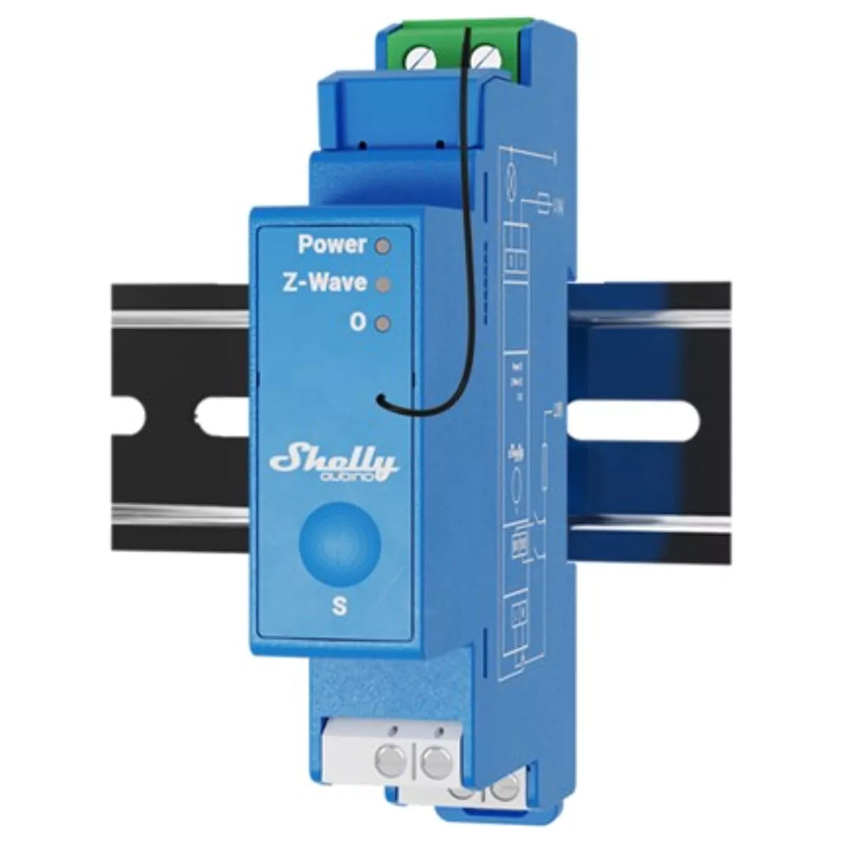 O Shelly Qubino Wave PRO 1 é um módulo profissional para automação, concebido para instalação em calha DIN dentro de quadros elétricos. Equipado com um relé de contacto seco (livre de potencial), permite comutar circuitos e dispositivos até 16 A, sendo ideal para sistemas residenciais ou projetos de controlo remoto mais avançados.