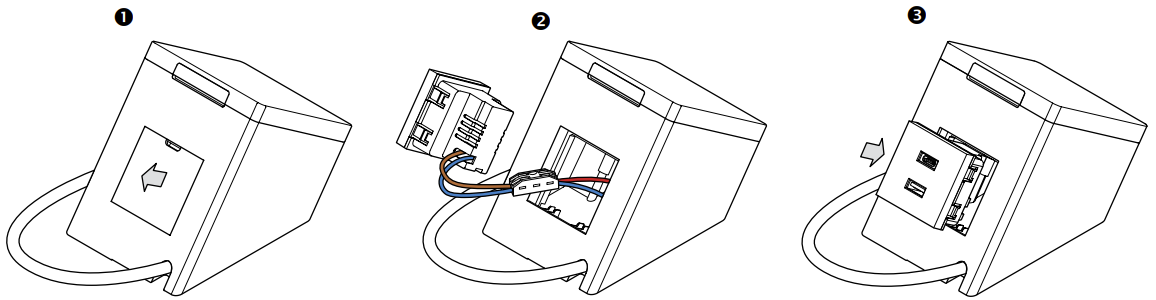 O Shelly USB Charger for Wall Display Stand é um módulo de alimentação compacto e eficiente, desenvolvido para fornecer carregamento direto e fiável a partir do suporte dos Shelly Wall Displays. Concebido para uma integração discreta, instala-se na parte traseira do suporte, mantendo a instalação limpa e organizada.
