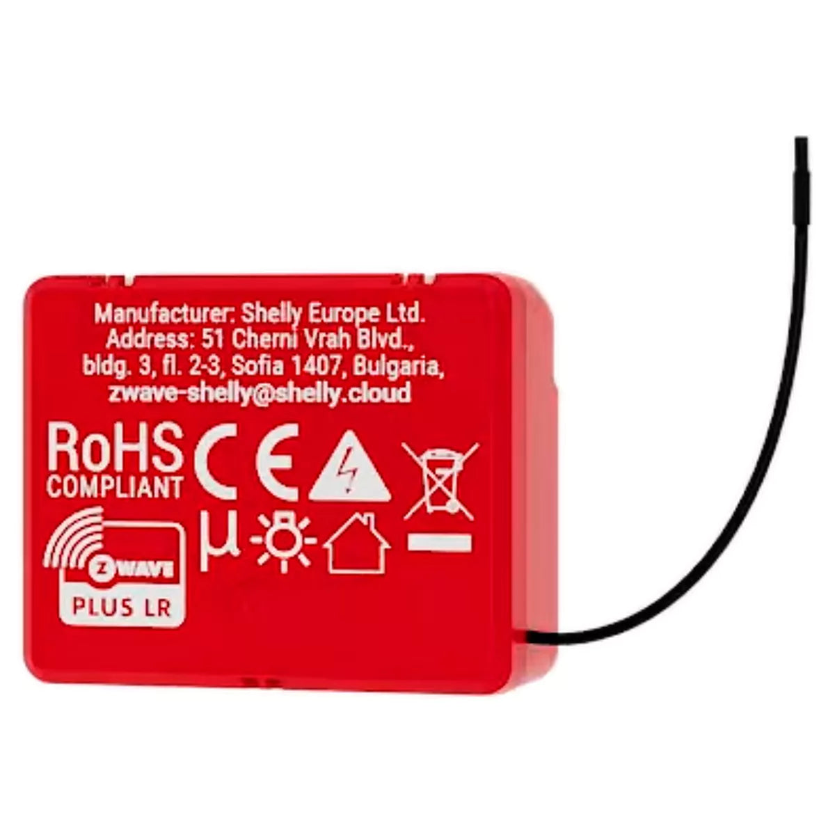 O Shelly Wave 1PM Mini LR é um mini interruptor inteligente Z-Wave com medição de energia integrada. Suporta Z-Wave Mesh e Long Range, permitindo controlar cargas até 8 A a 240 V AC e monitorizar consumo instantâneo (W) e acumulado (kWh).