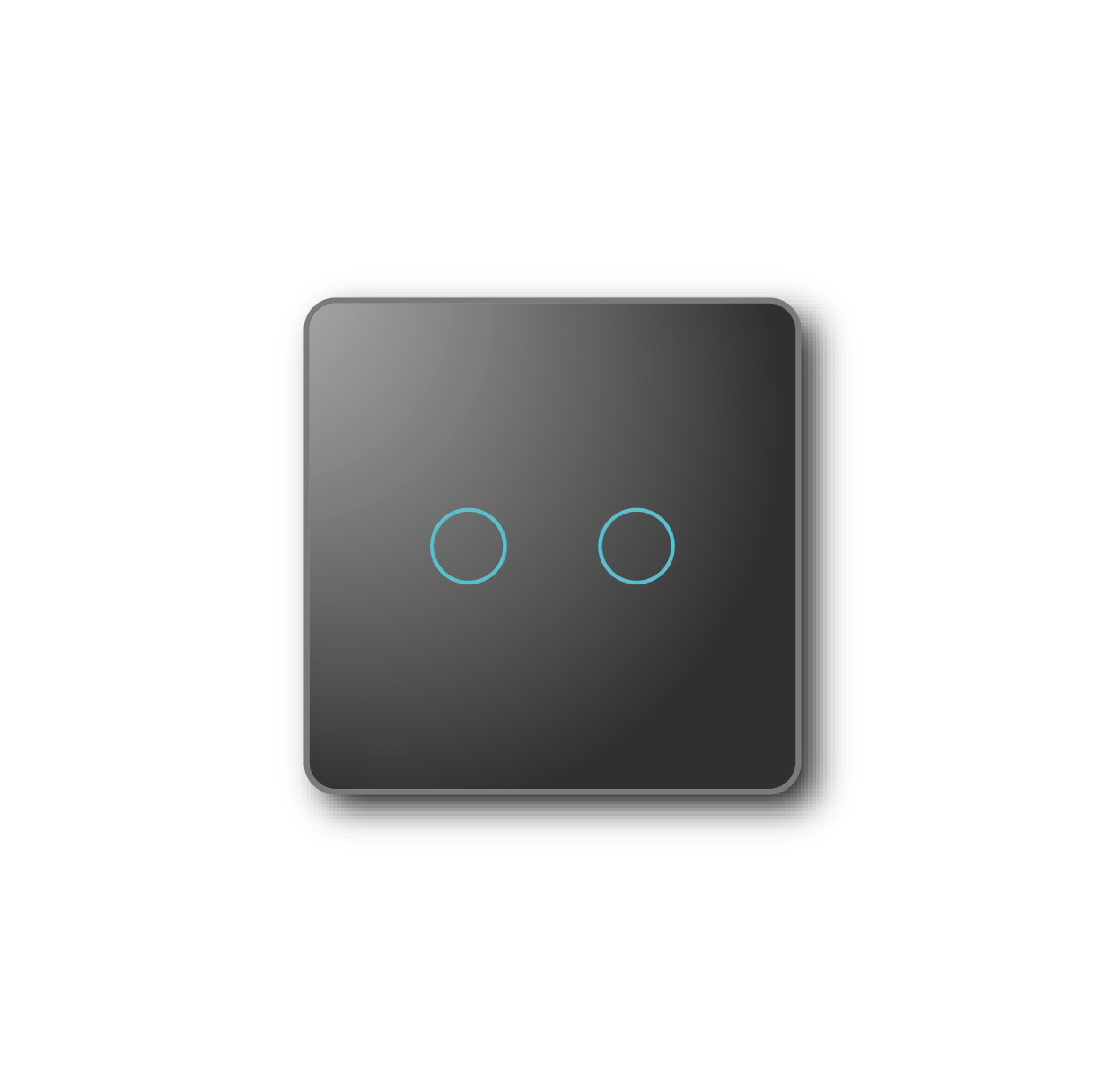 Smartify vPRO Comando de Cenários 2 Botãões (6 Cenários) Preto