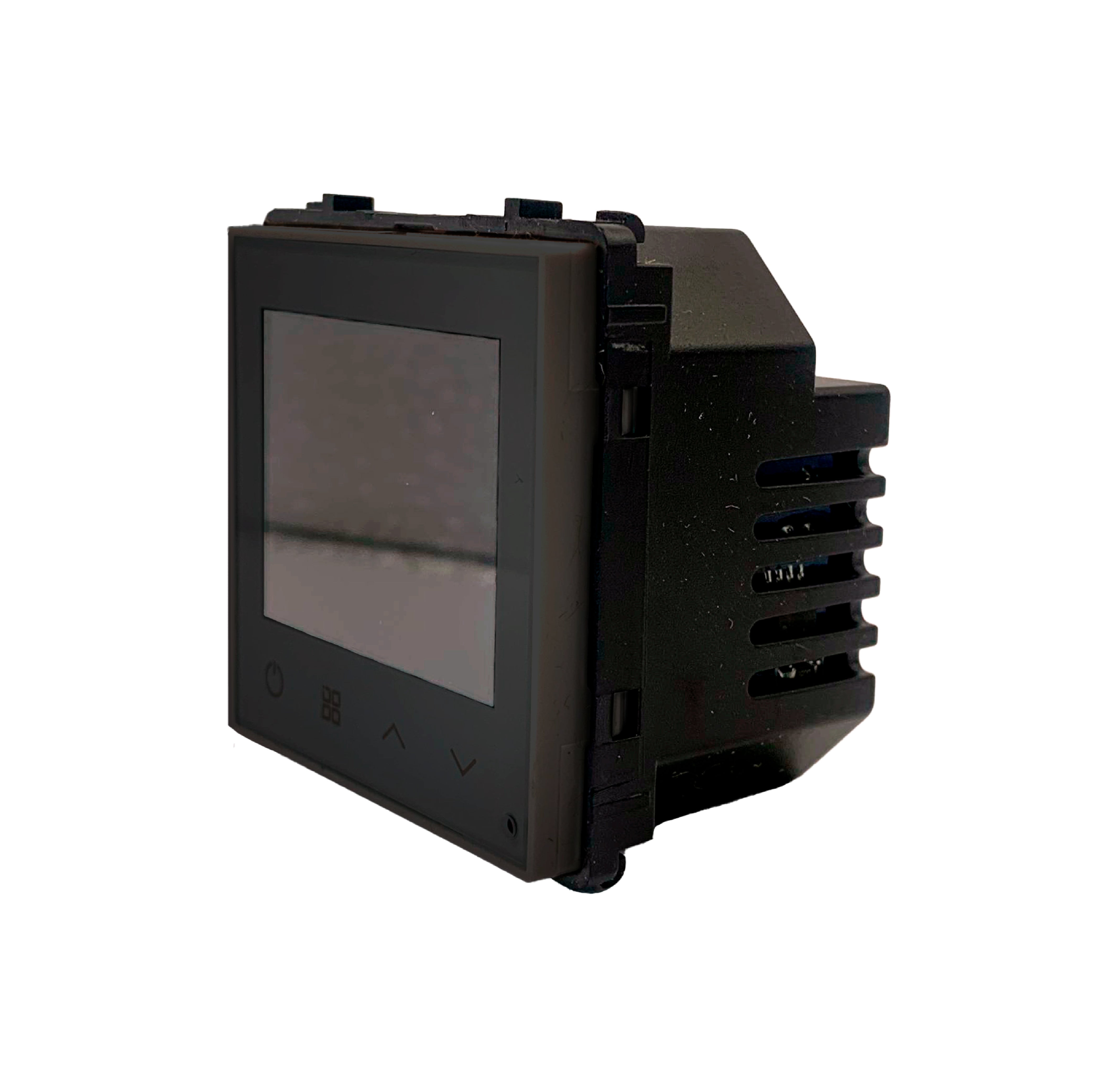 Smartify Módulo Termóstato piso Radiante Elétrico Inteligente Zigbee Preto – dispositivo compacto para automação residencial, permitindo controlo remoto via app ou assistente de voz.