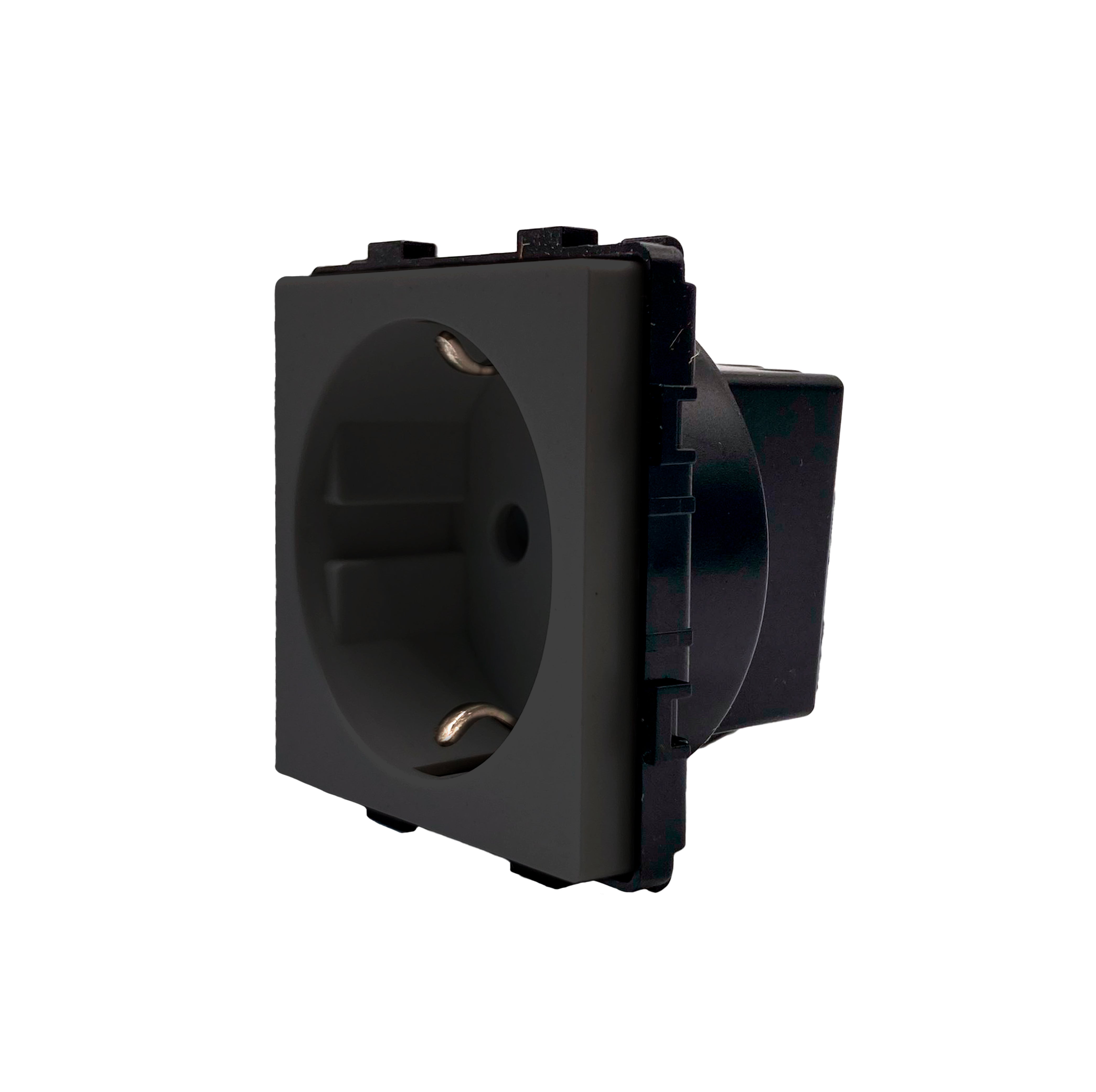 Smartify  Módulo Tomada  Preto – dispositivo compacto para automação residencial.