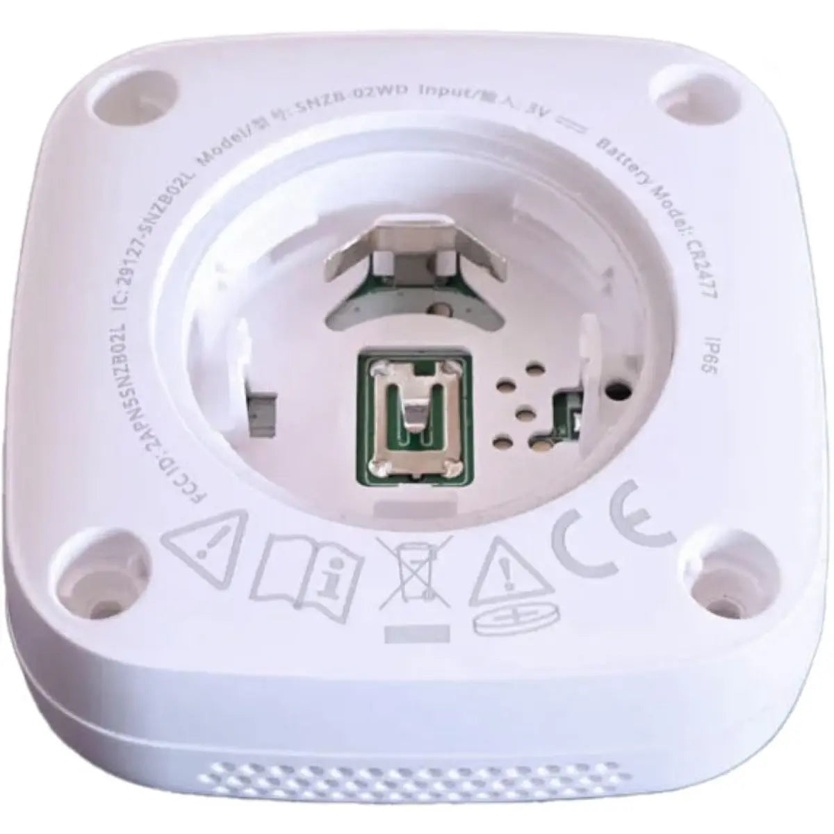 O SONOFF SNZB-02WD é um sensor inteligente de temperatura e humidade com ecrã LCD e conectividade Zigbee 3.0, desenvolvido para monitorizar em tempo real as condições ambientais em espaços interiores, incluindo locais com maior nível de humidade.