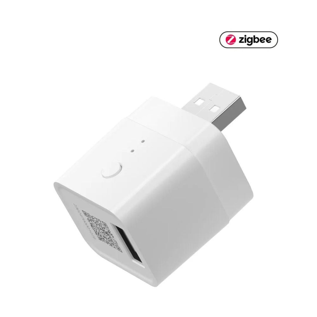 O adaptador USB Sonoff ZBMicro Zigbee 3.0 permite controlar remotamente dispositivos USB, com suporte para até 36W de potência e ampliação de sinal.